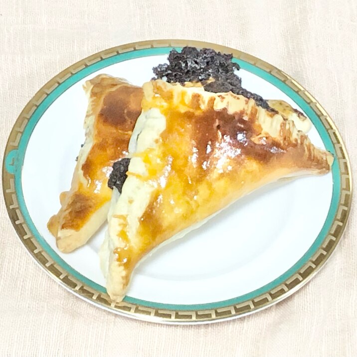 簡単 三角チョコパイ レシピ 作り方 By くろみつきなこもち 楽天レシピ